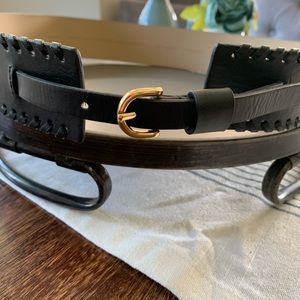Ann Taylor Leather Belt M/L